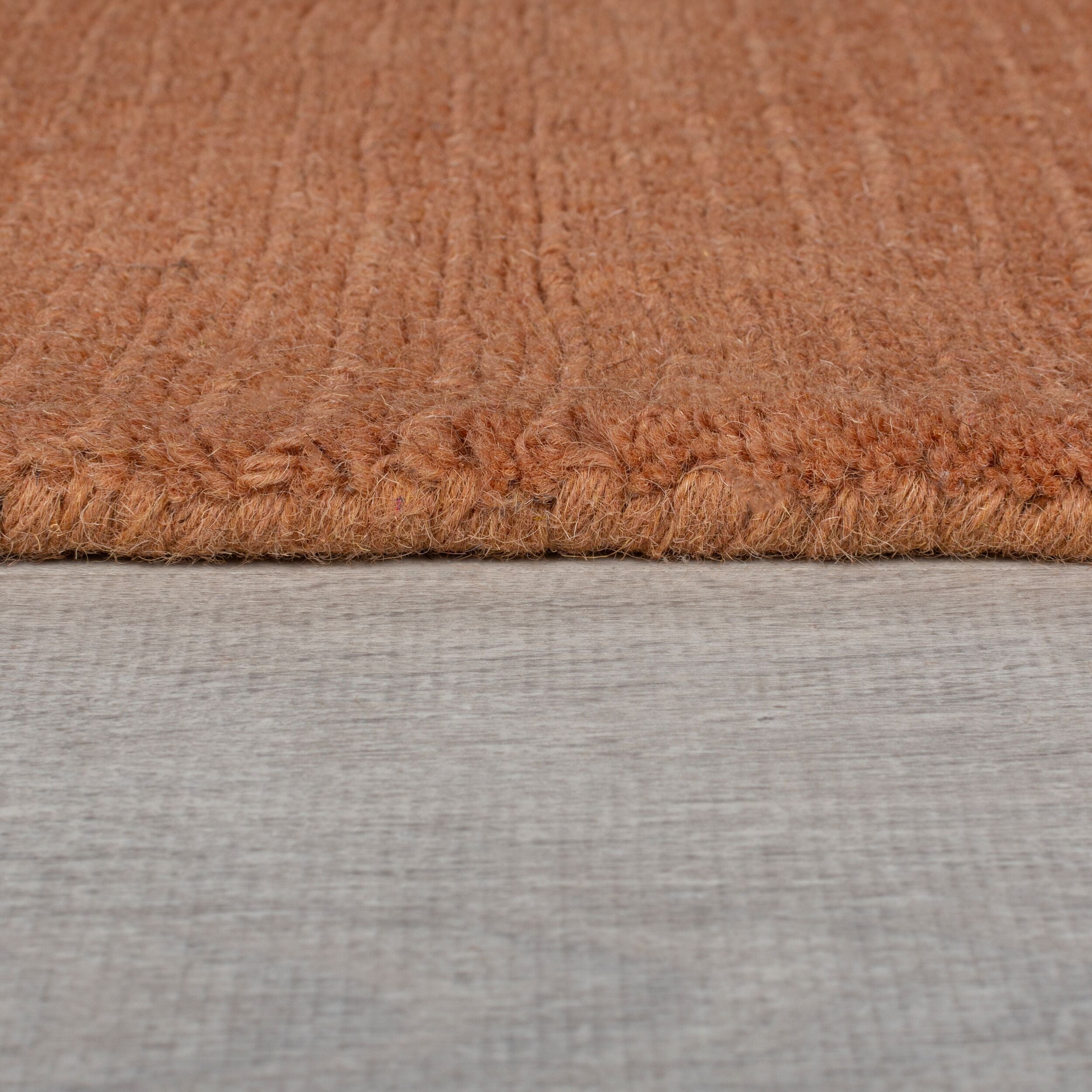 Tapis de salon uni en laine LEONE 160x230 cm - 2