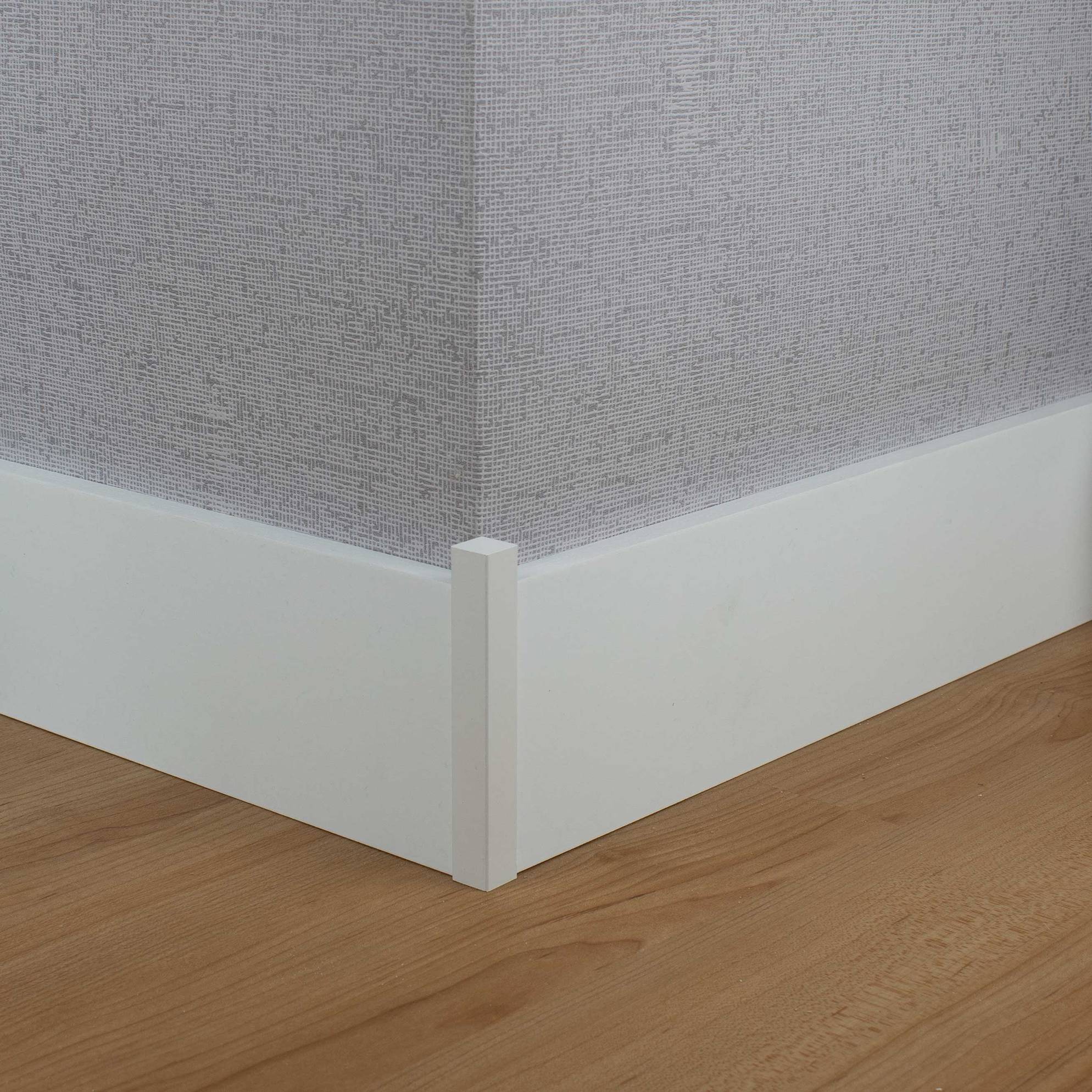 PROVISTON Plinthe 12 x 100 x 2440 mm MDF Hydro Prépeint Plinthe carré lot de 5 - 6