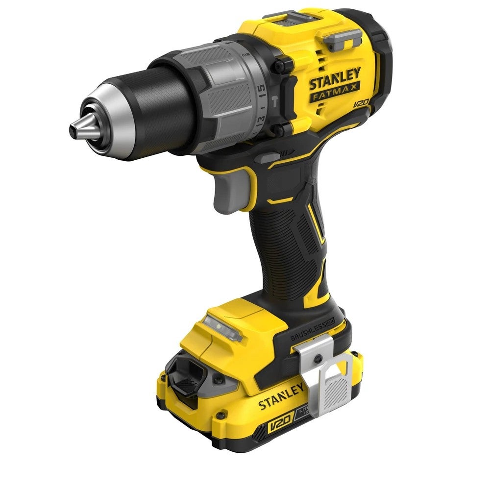 Perceuse visseuse a percussion sans fil + 2 batteries 2Ah + chargeur - 18V - Brushless - SFMCD725D2K-QW - 6