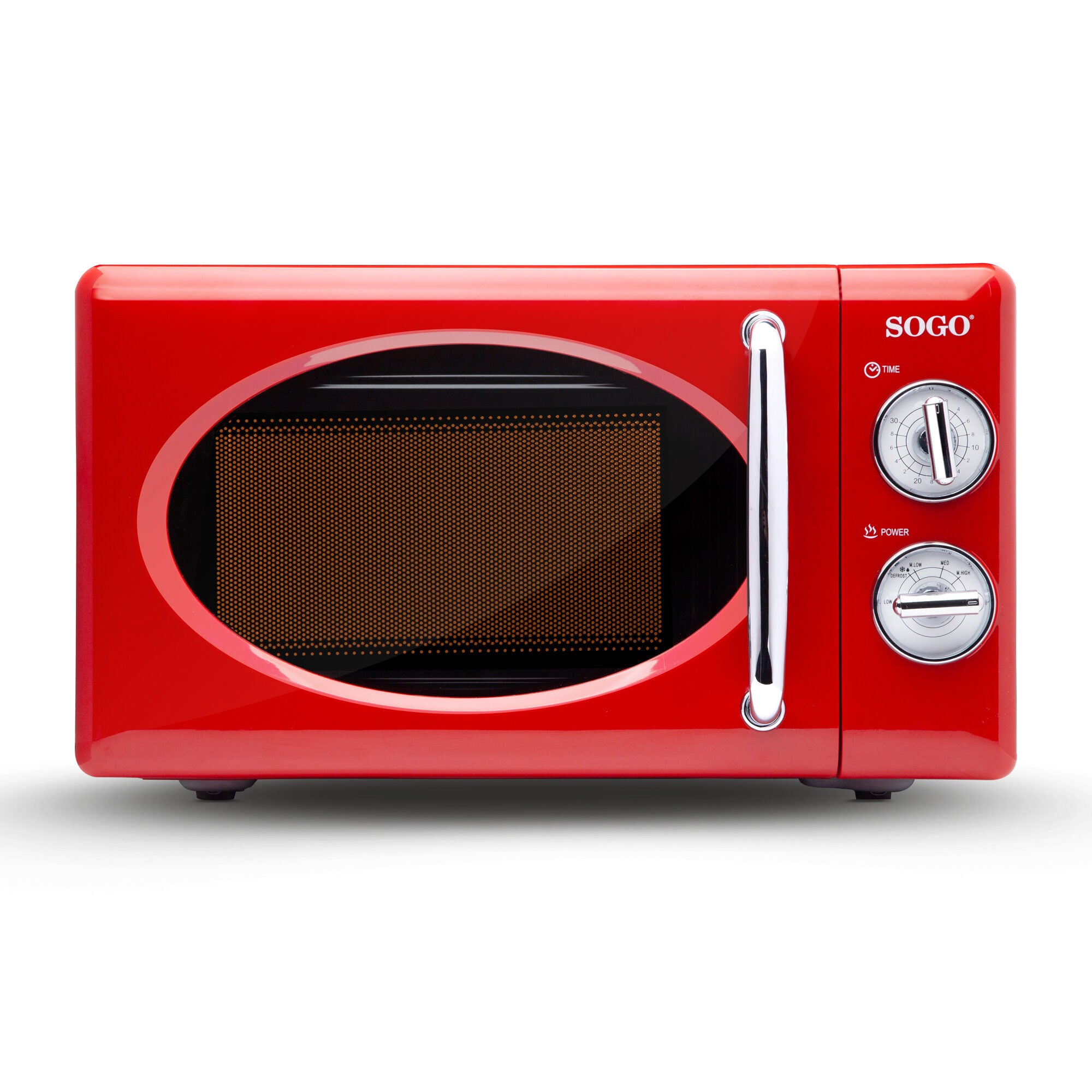 Sogo Microondas 20L 700W Vintage Rojo - Imagen 2