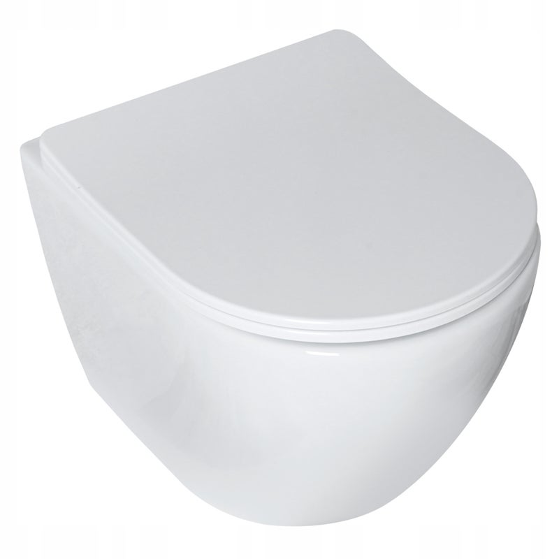 Miska WC Wolnoopadająca Corciano ISLA Rimless Ceramiczna Duraplast