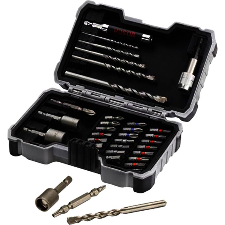 Coffret de 35 pièces de vissage pour la maçonnerie, embouts et forets - BOSCH BOS-607017326 - 4