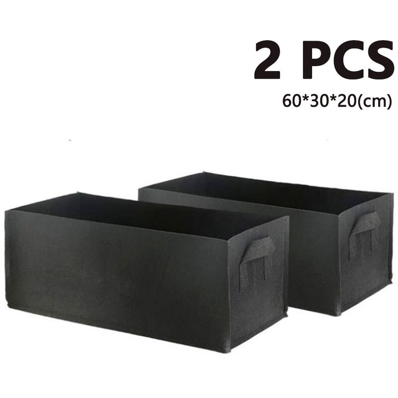 2 szt. worki do uprawy roślin, włókninowe worki do sadzenia z uchwytami, do ziemniaków, pomidorów i truskawek, styl 1