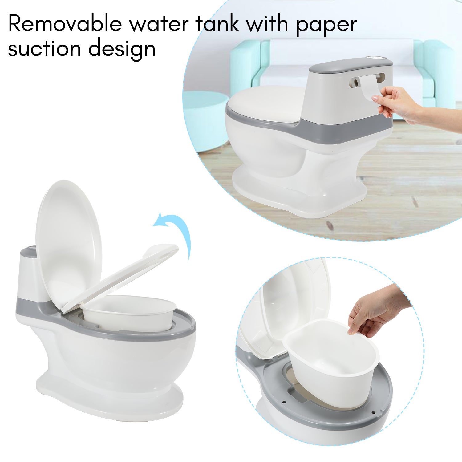 Ancien Jouet Miniature – Bassin De Toilette / Porte-Bassin Pour Enfant (Tôle Émaillée)