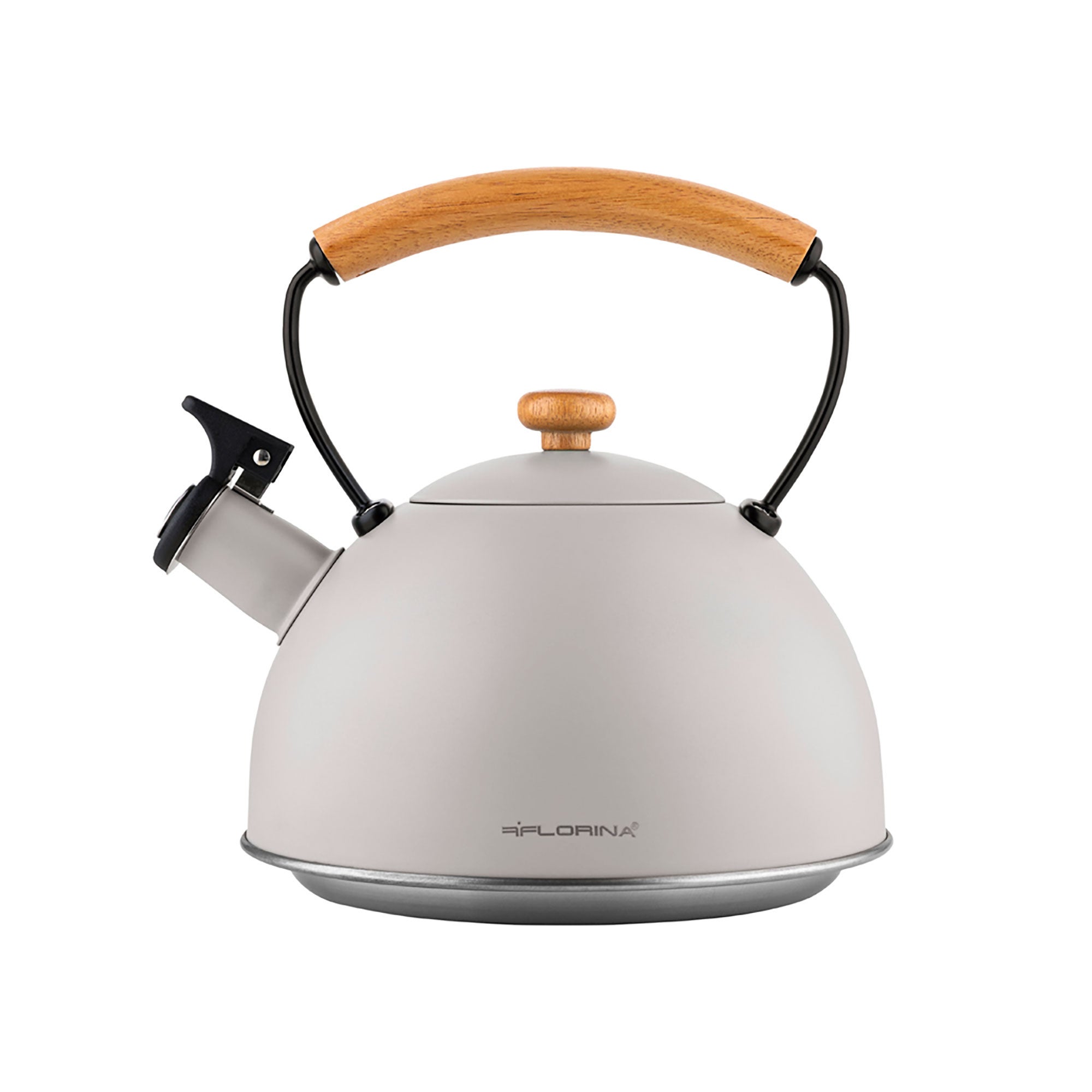Bouilloire à Induction 2,3L En Inox Rétro - Sifflet - Poignée Froide - Modèle I-Bronze