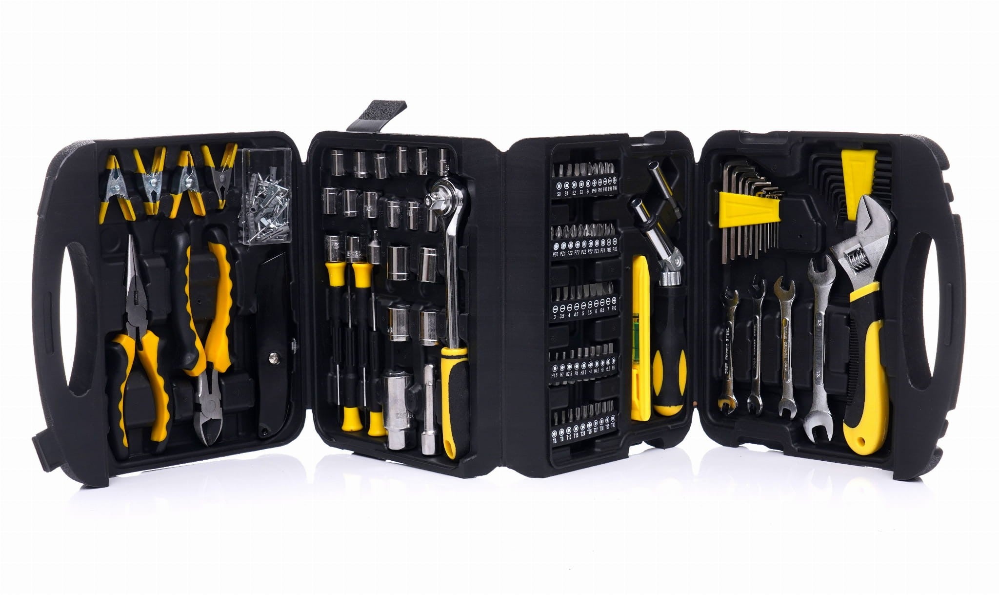 Trusa profesionala scule, Kraft&Dele KD10831, CrV, 117 piese