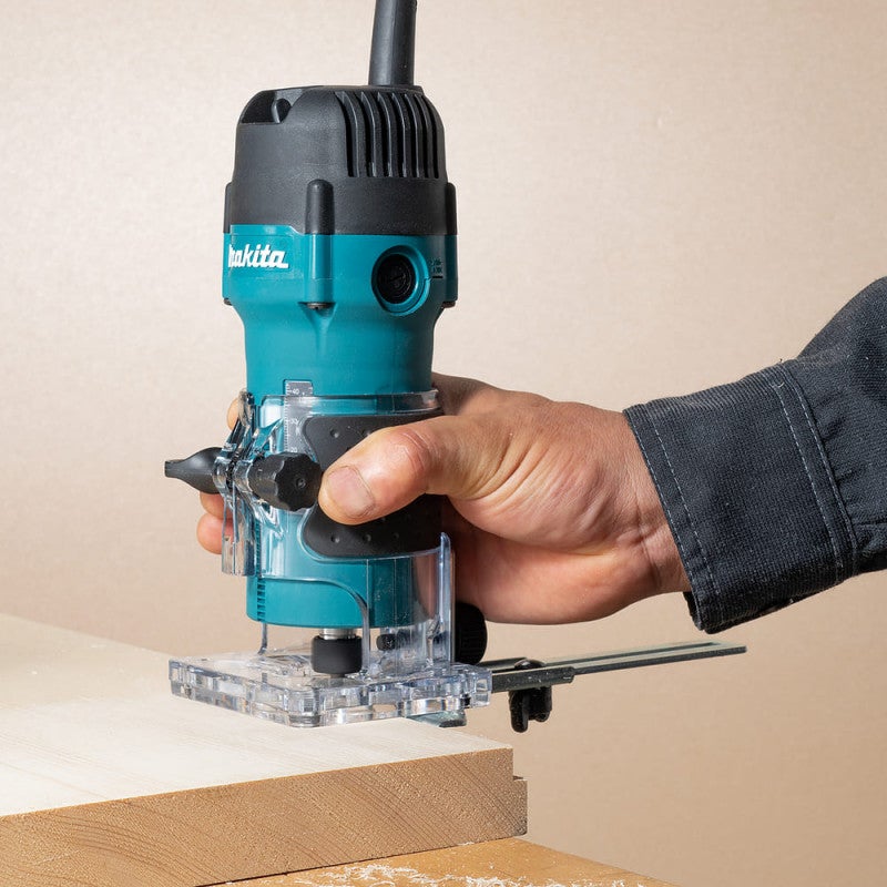 Affleureuse électrique 530 W pince Ø6 mm - MAKITA 3711 - 2