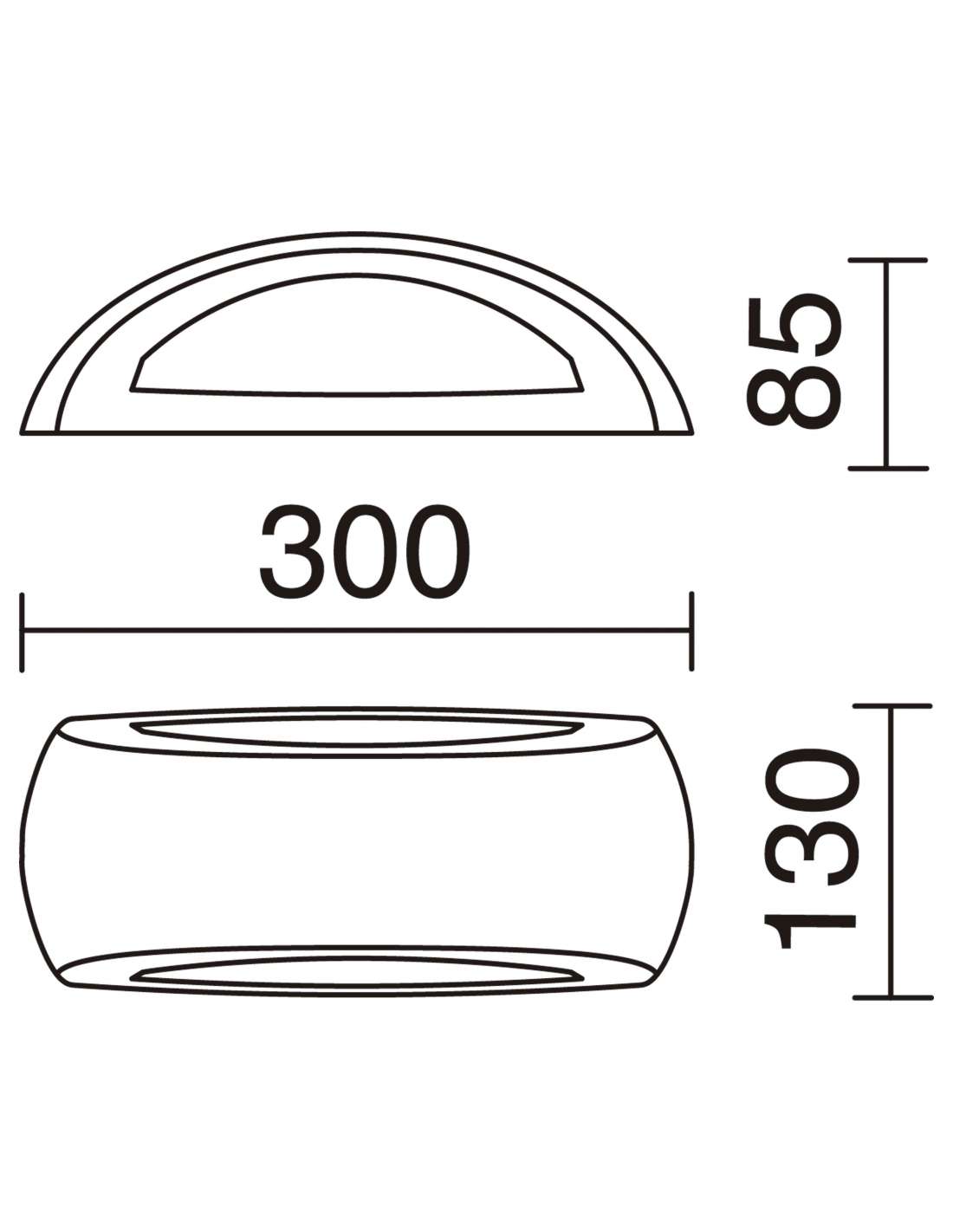 Plafond Dir/ind Capteur Calm Ip66 E27 Gr. - 3
