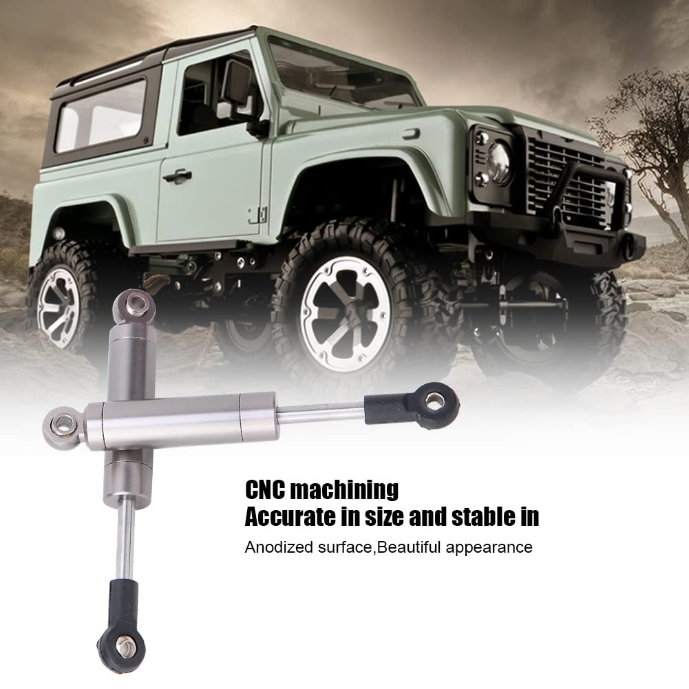 Ammortizzatore posteriore RC in lega anodizzata CNC, aggiornamento 1:14, azzurro/rosso/titanio (titanio BE6094T) - 5