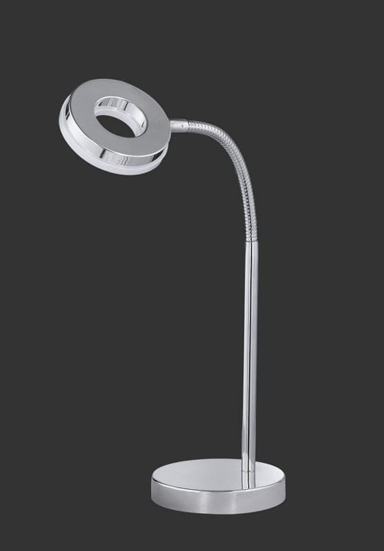Lampa biurkowa Rennes srebrno-biała LED 4W 3000K 350lm wym: 40 x 11,5 x 11,5 cm metal RL