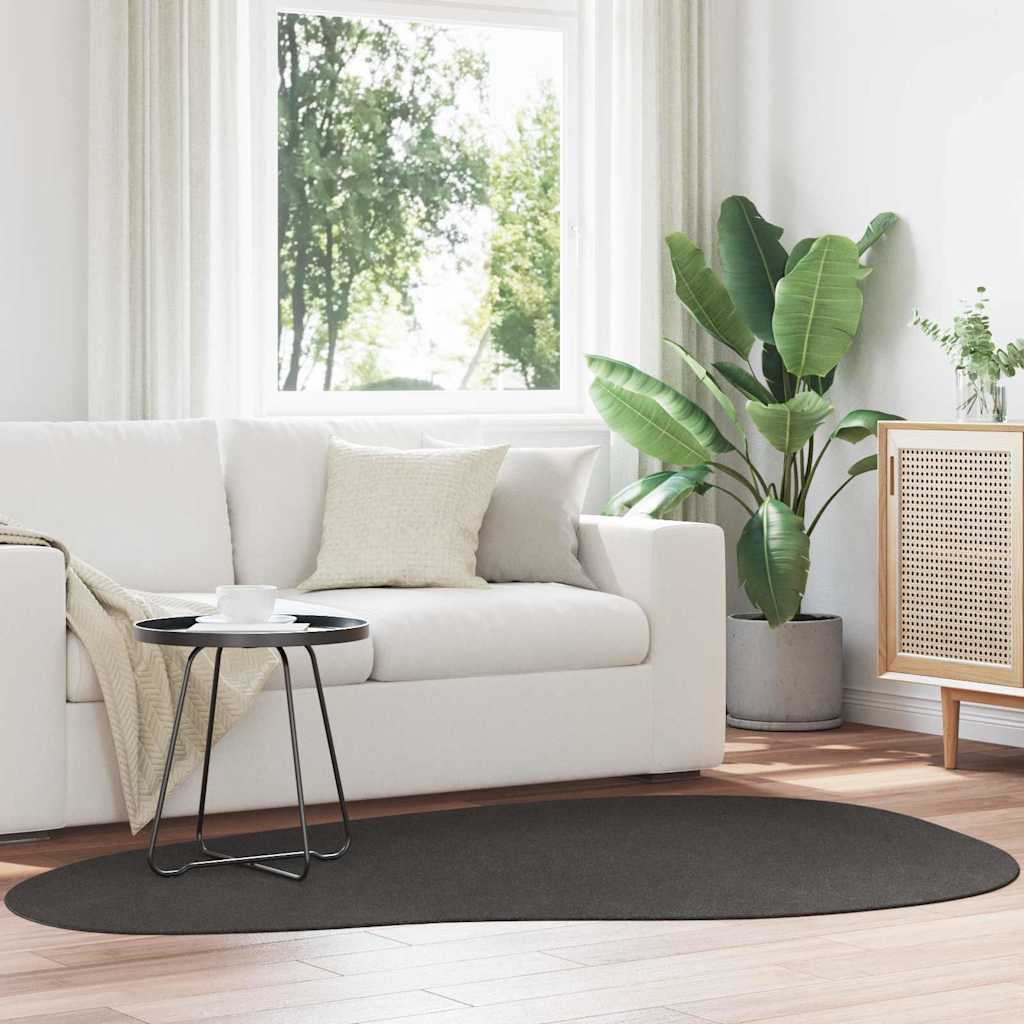 Dywany pokojowe HUARTE Antracyt 140 x 200 cm Poliester vidaXL