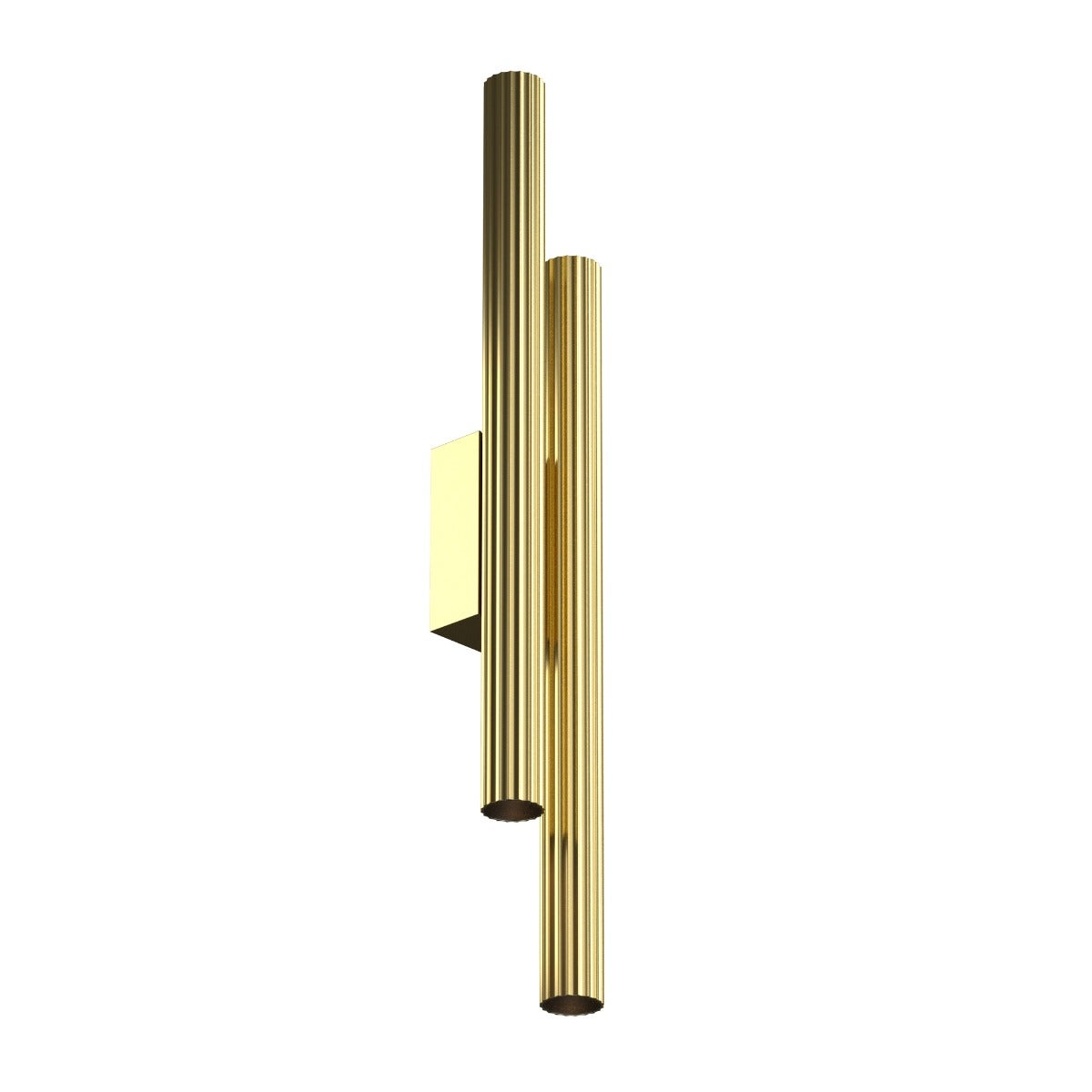Kinkiet LED karbowane tuby CALIPSO mosiężny 24W ciepła 1620lm aluminium wym:49x7,5x8cm IP20 Maytoni