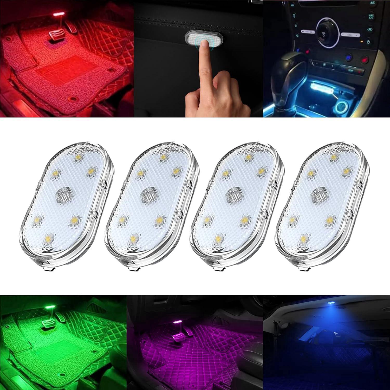 Un Intérieur Futuriste Avec Des Lumières Roses Et Bleues Et Une Porte
