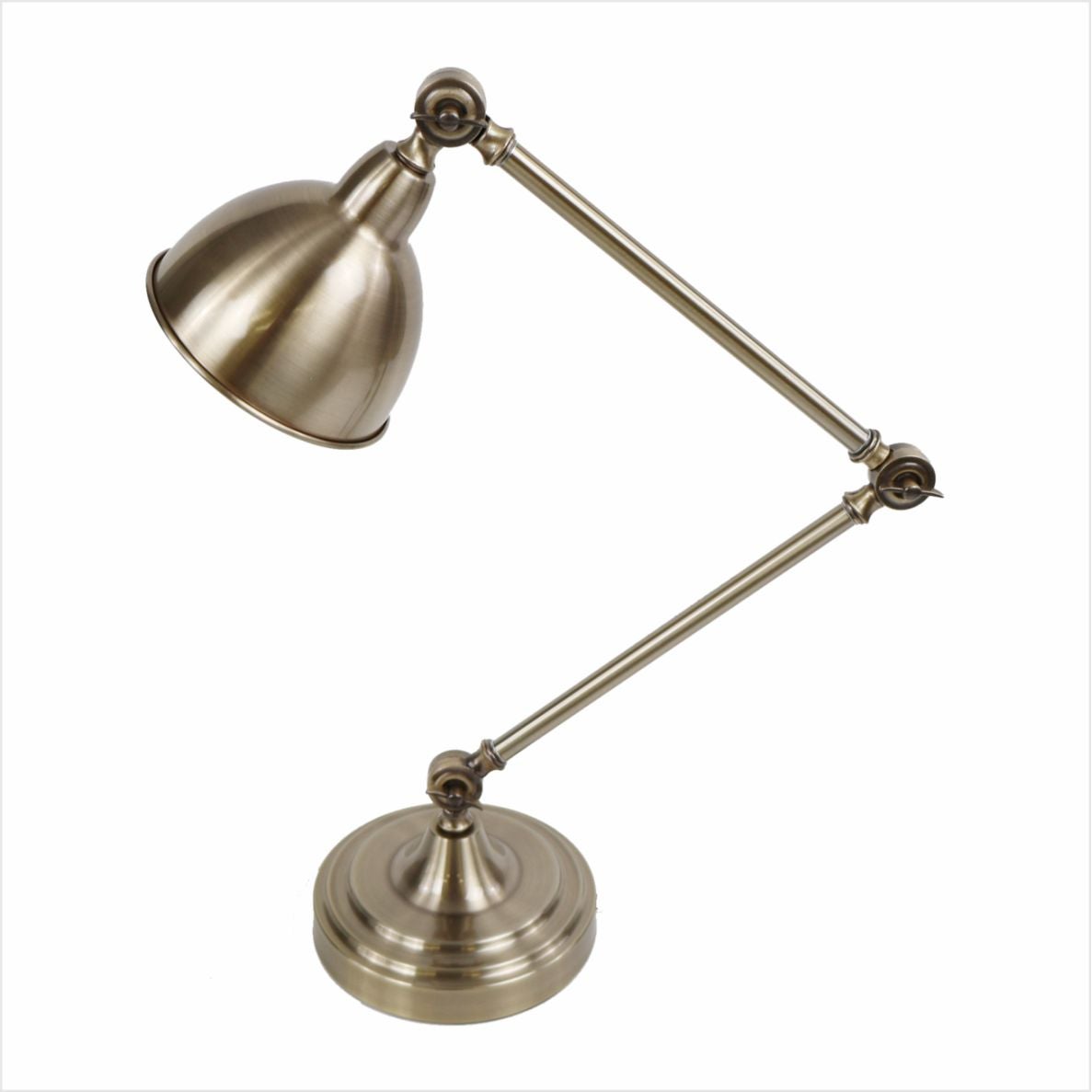 Lampe de bureau d'étude et de lecture, pour bureau, bureau, Rétro, Traditionnel, Classique, métal, Bronze Vieilli E-27 - 2
