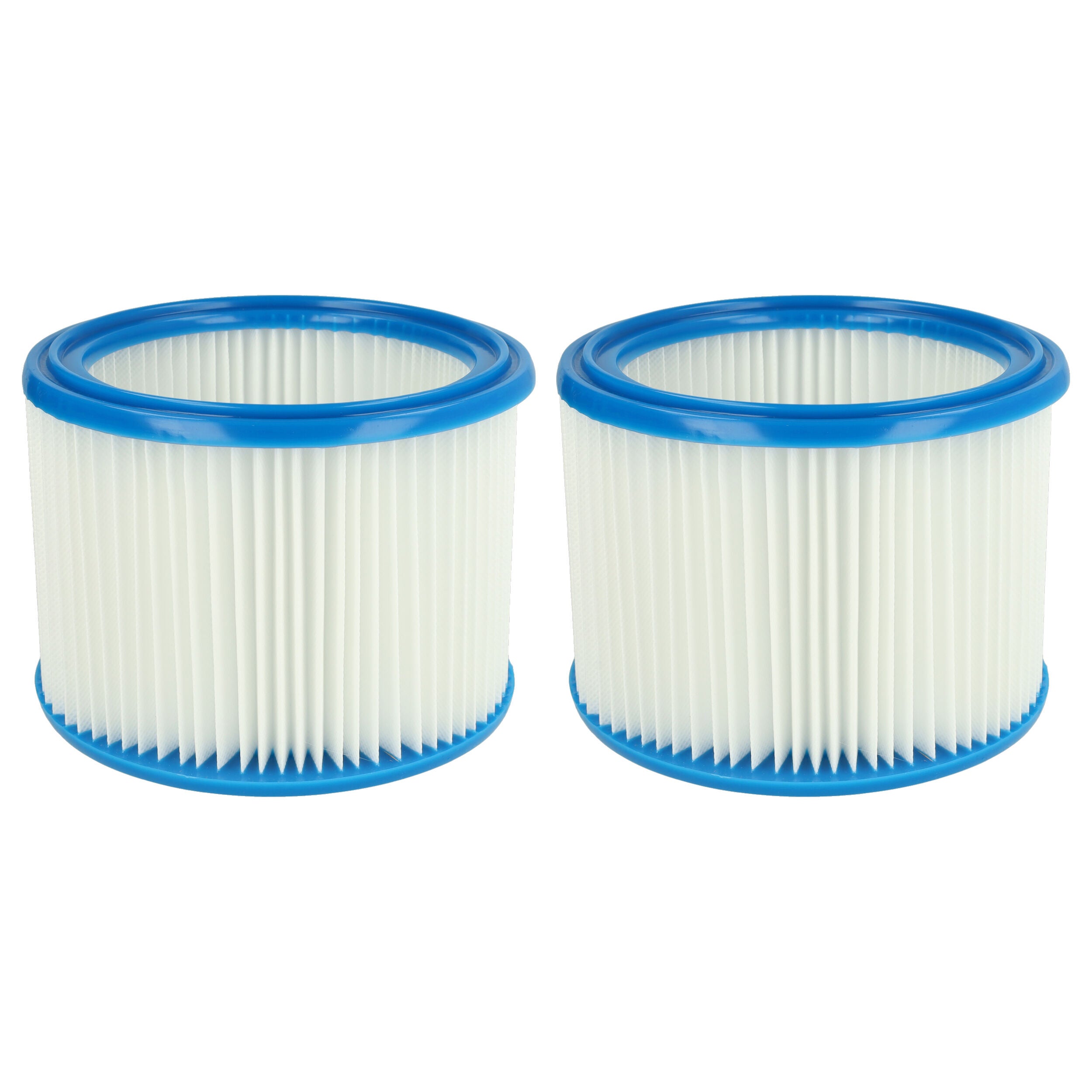 vhbw Set de filtres 2x Filtre plissé compatible avec Makita VC3012M, VC3511L aspirateur à sec ou humide - Filtre à cartouche - 6