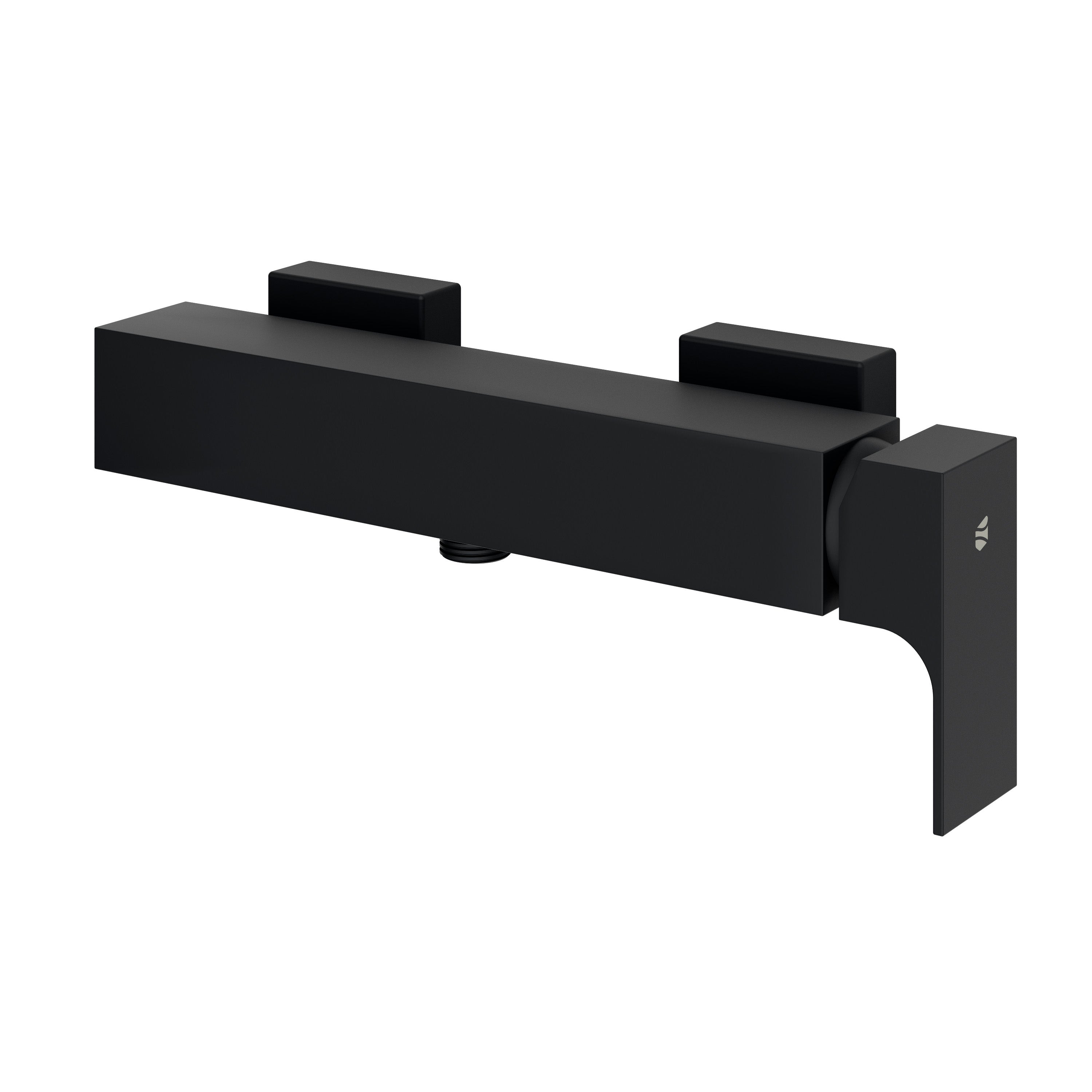 Bernstein Bateria prysznicowa ścienna natynkowa LAVOA czarna