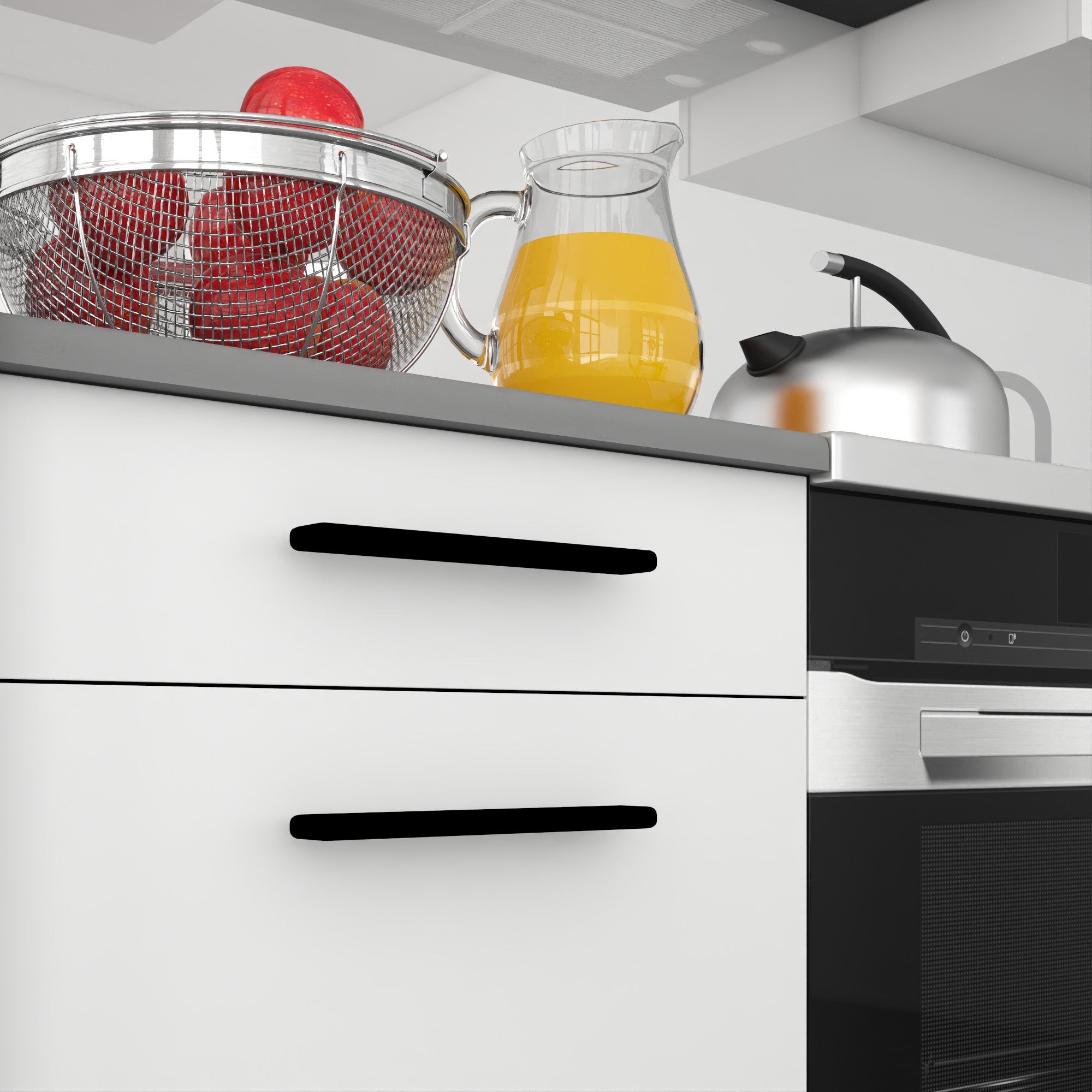 BELINI Cuisine Equipee Complete ITALIA 3 - 320 cm. Cuisine avec Plan de Travail, Blanc Mat - 4