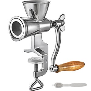 Moulin à Café Manuel Avec Broyeur Conique Céramique - Ajustement Mouture, Acier Inoxydable - Pour Expresso Et Café Filtre