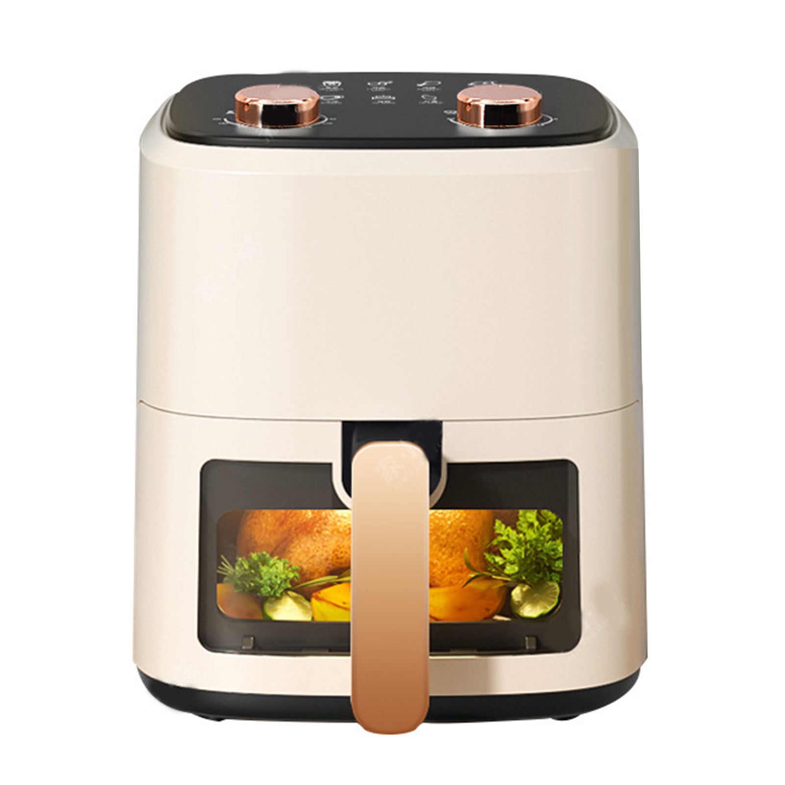 Frytkownica kuchenna Air Cooker, w pełni automatyczna, duża pojemność 5,5 l, do użytku domowego (widoczna)