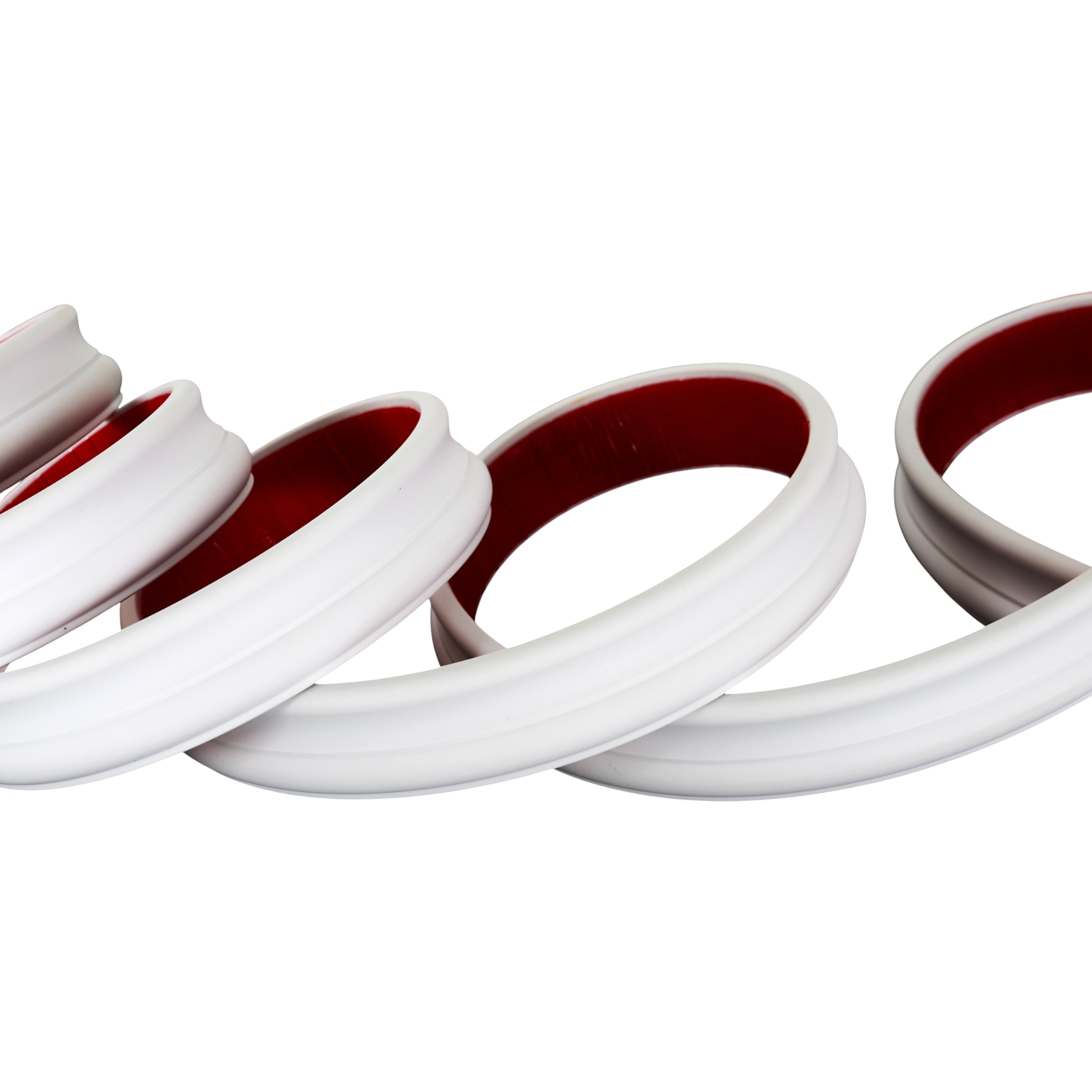 Moulure Adhésive - JE CHERCHE UNE IDEE - Décor Prêt à Poser - Blanc - 3 m x 3,2 cm - 2