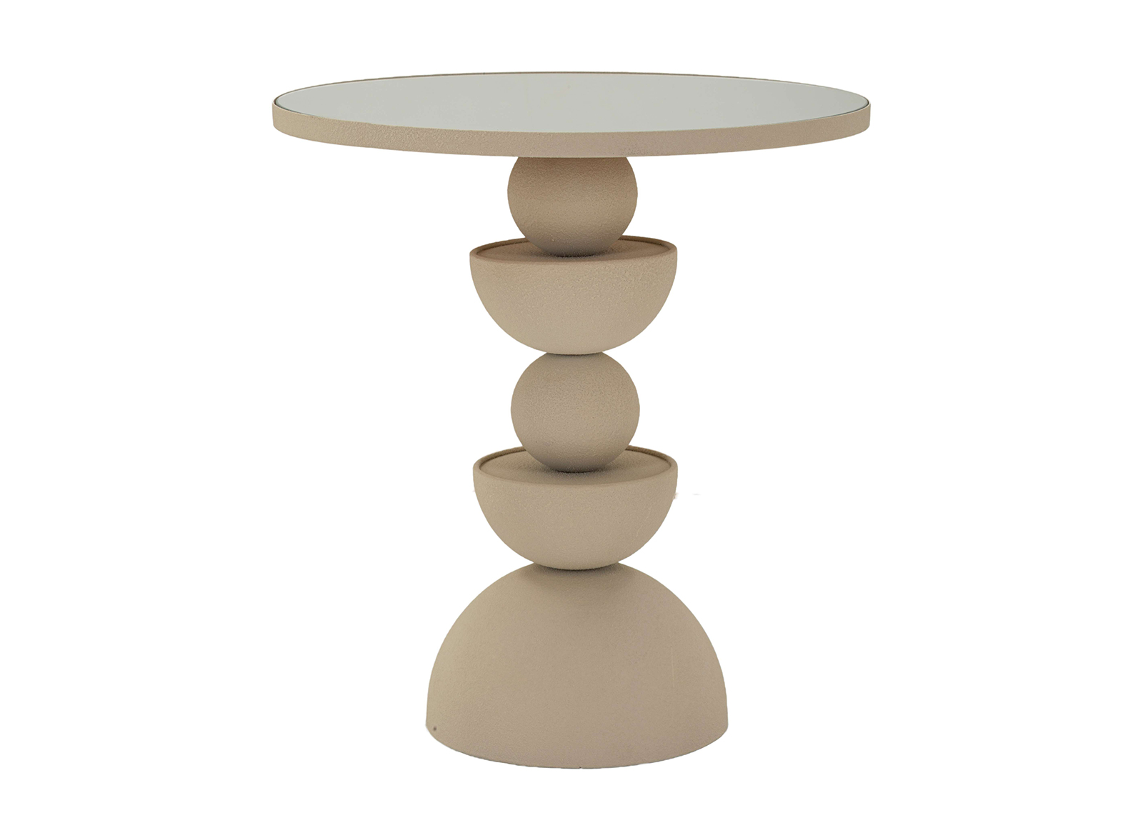 Stolik kawowy Dune Ø 45X49,5 cm, kremowy