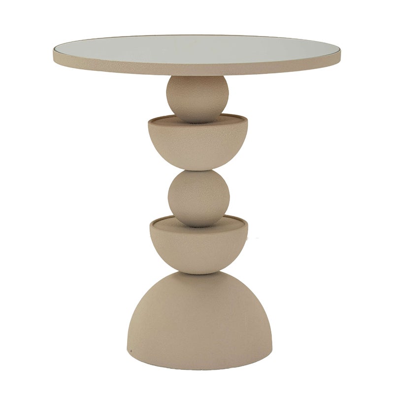 Stolik kawowy Dune Ø 45X49,5 cm, kremowy