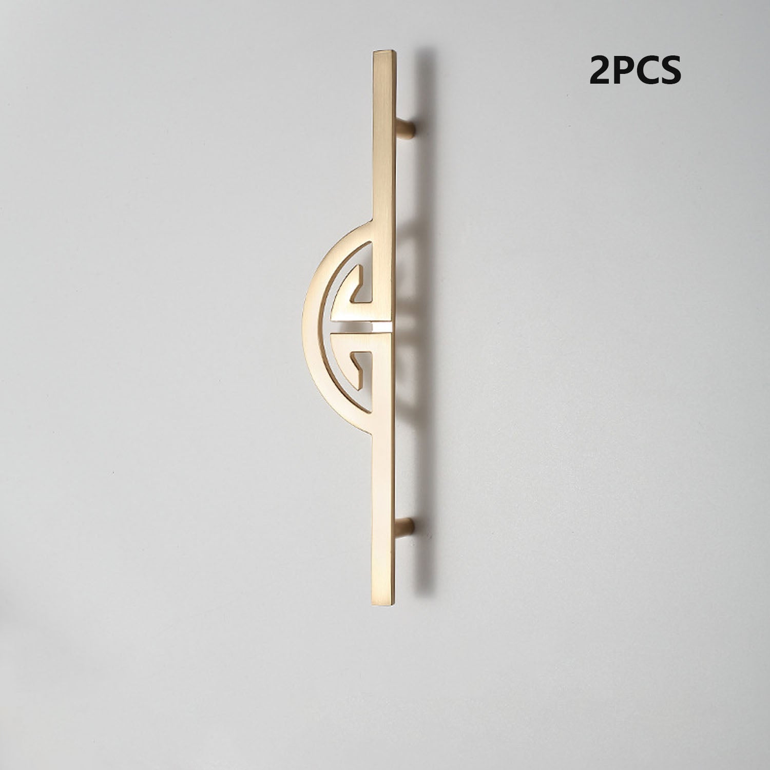 Klamki do szafek pozłacane, gałki do mebli, 160 mm
