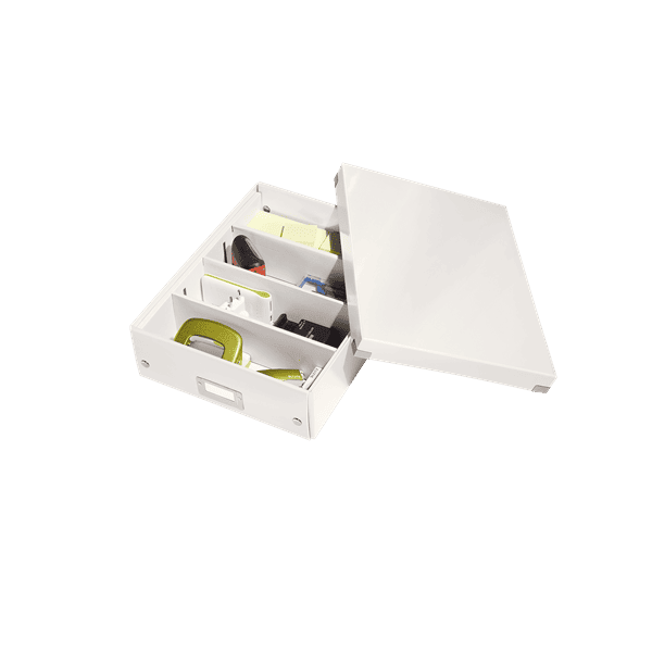 Boîte De Rangement 3 Étagères Portable Avec Couvercle Transparent - Organisation Pharmacie Et Maison