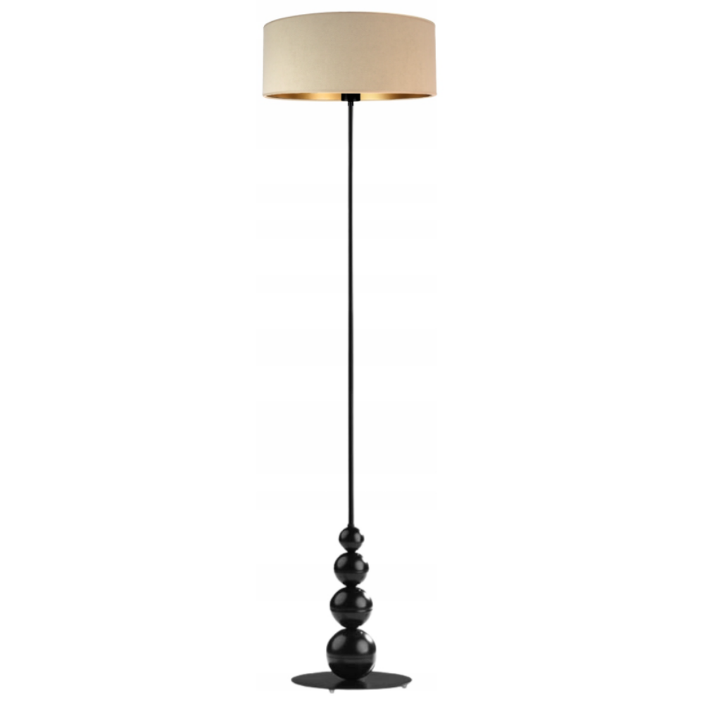 Lampa stojąca podłogowa z abażurem walec TENEZI