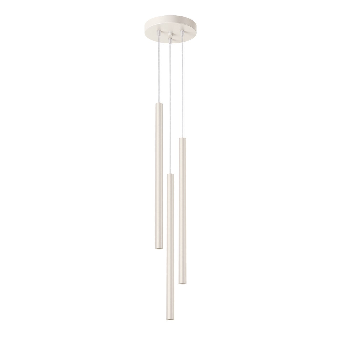 Lampa wisząca Pastelo beżowa 3xG9x8W nowoczesna wym: 104 x 19,5 x 19,5 cm metal Sollux Lighting