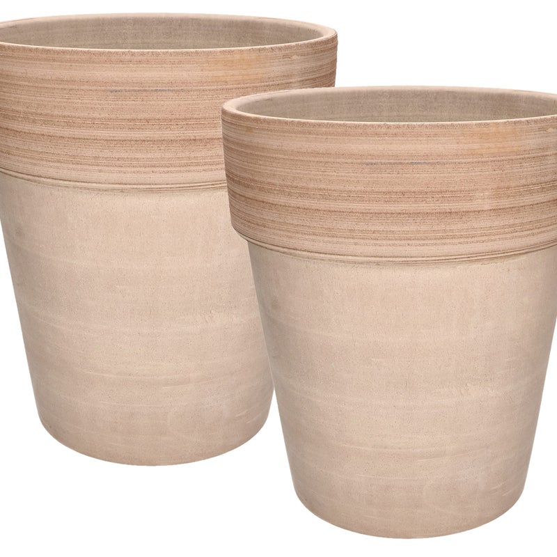 2x doniczka gliniana 31 donica ceramiczna terakota - KOTARBAU