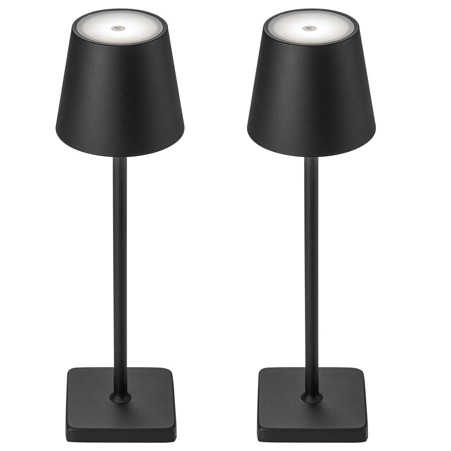 Lampe De Bouteille De Vin Led Rechargeable,Dimmable Lampe De Bouteille,Ip54 Lampe De Table Tactile Sans Fil,Batterie 5200mah,Lampe De Table Led Dimmable,pour Lampe De Table Restaurant Et Bar(Noir