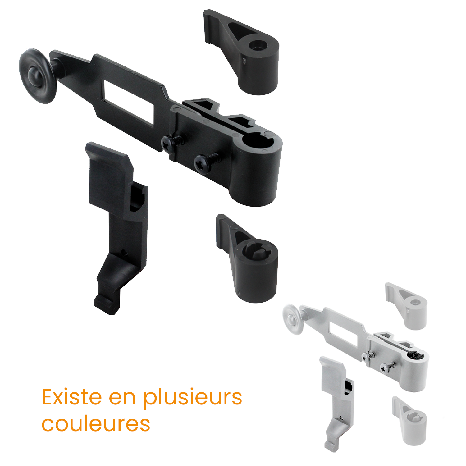 Espagnolette, Noir, Système de Fermeture pour Volet Battant - 5