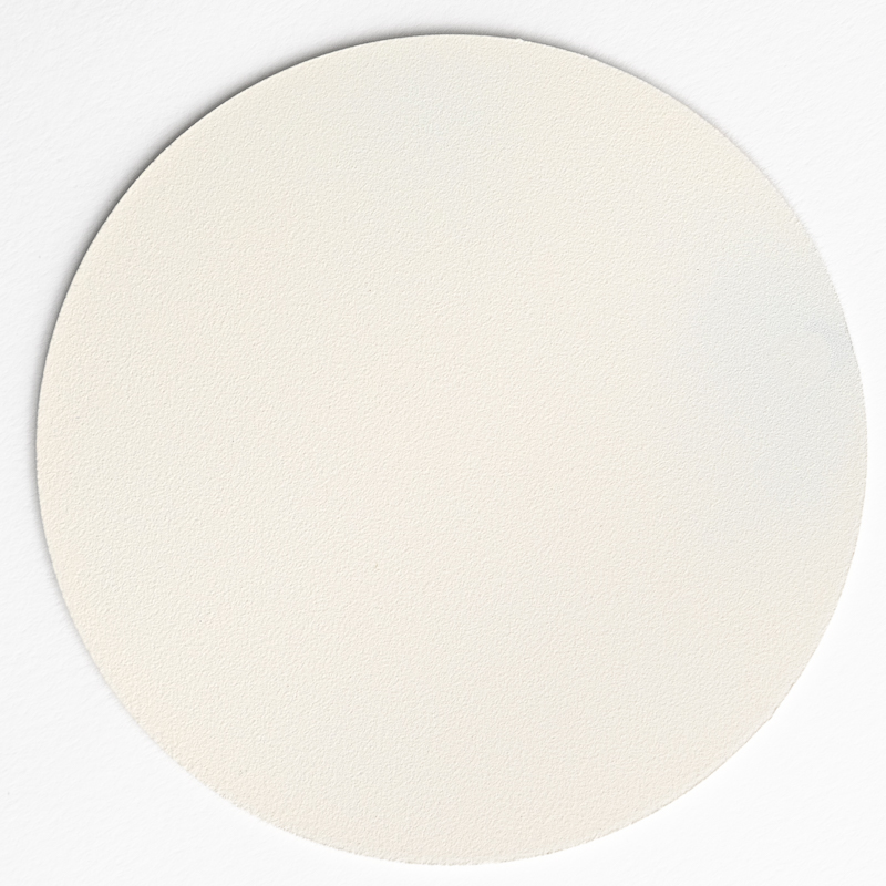Lot de 2 pieds profilés DECO-GEM pour table haute en acier finition époxy blanc à visser, H.71 cm - 2