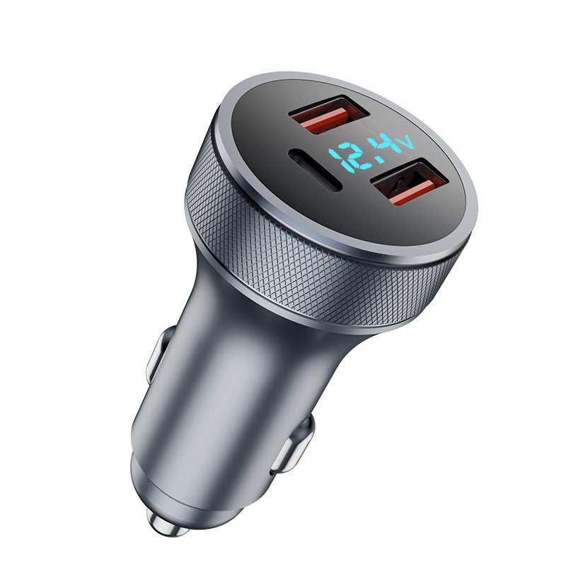 Chargeur allume-cigares 2 USB-A 2.4 A - noir