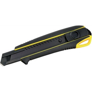 Cutter Tajima LC501YB 18 Mm - Avec Blocage Par Molette, Lame Large Pour Bois Et Plaques De Plâtre
