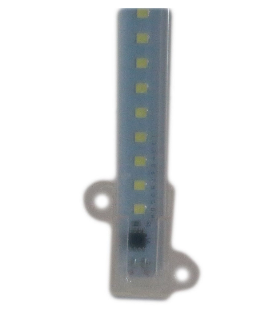 Trade Shop - 5 Striscie Led Smd 2835 Rigida Barra Profilo 15w 1 Mt Luce Calda Fredda 12v - Bianco Freddo - - 3