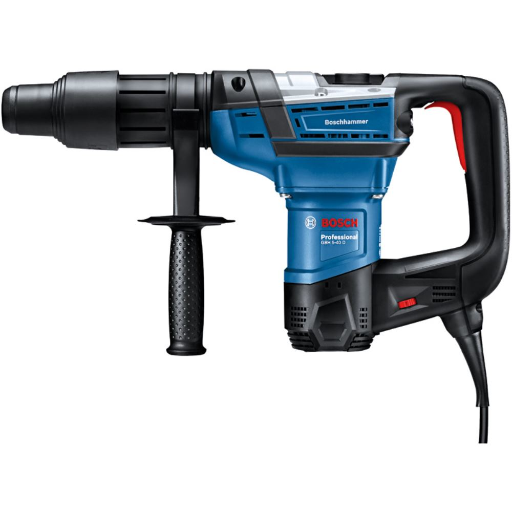 Bosch Professional Martello perforatore GBH 5-40 D (SDS Max, incl. impugnatura aggiuntiva, tubo grasso, panno macchina, nella custodia) - 7