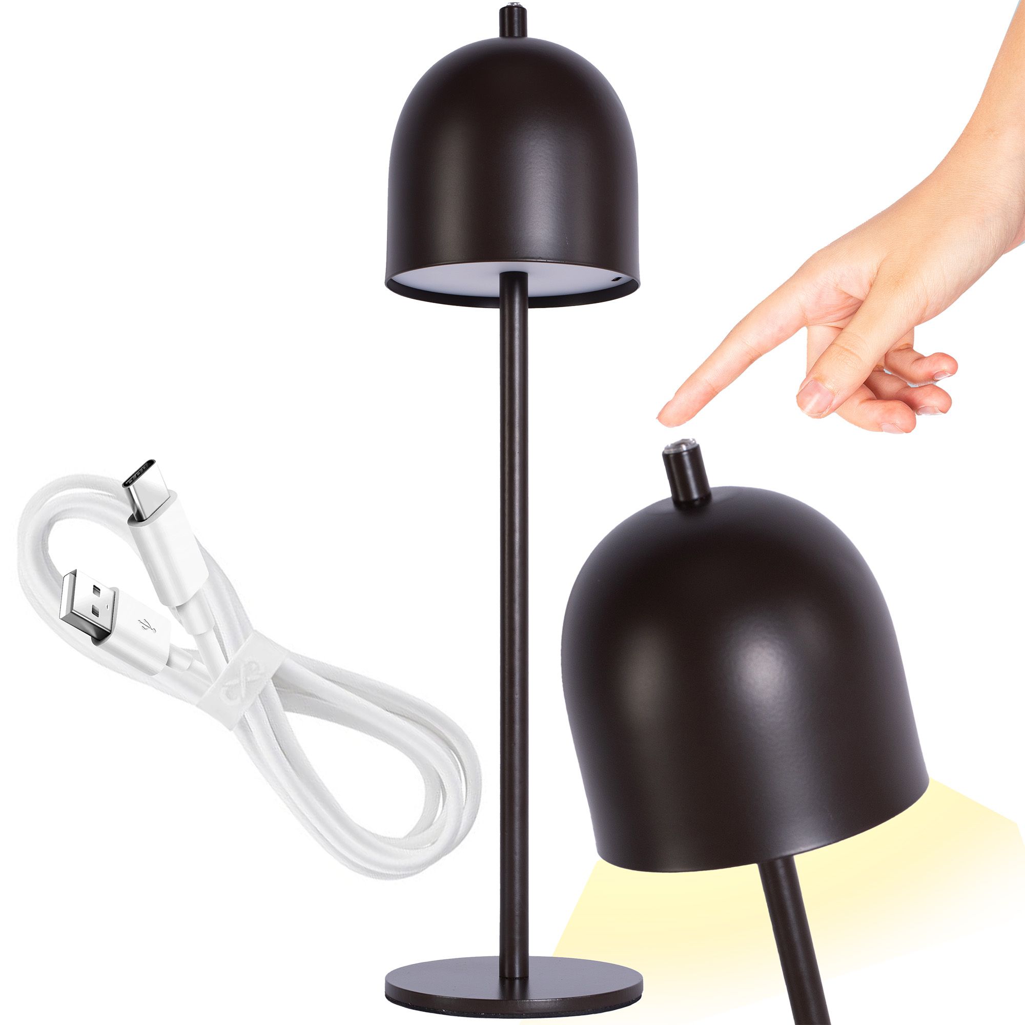 Lampka Nocna Toolight App1359-T Brązowy