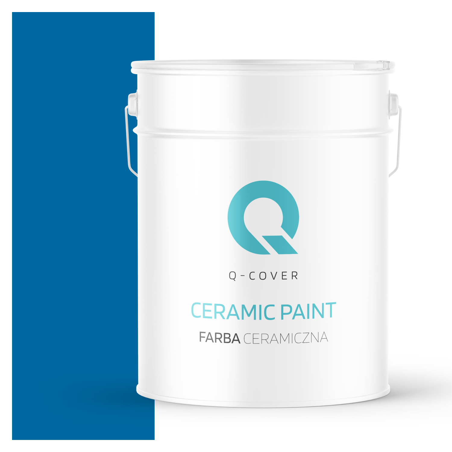 Farba Ceramiczna Do Ścian i Sufitów Q-Cover Ciemny niebieski H0312 Głęboki Mat 10L