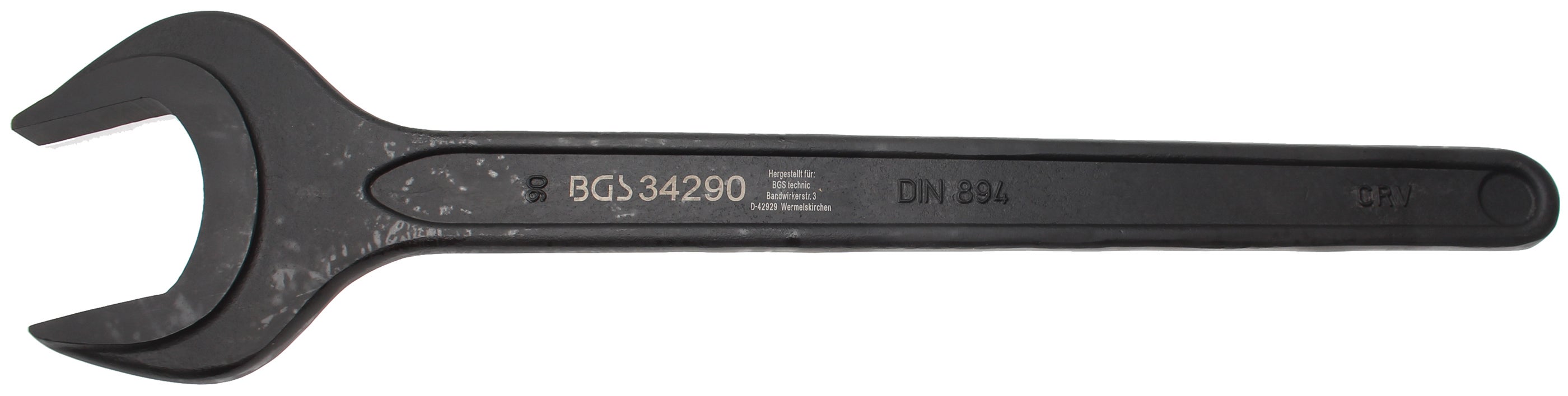 Klucz płaski jednoszczękowy BGS DIN 894 SW 90 mm - 34290