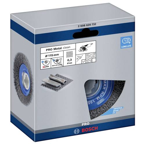 Bosch PRO Metal clean X-Lock Szczotka tarczowa 115 x 0,30 mm - 2608620732 - 3