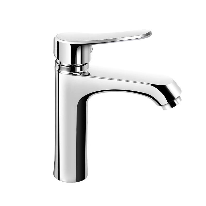 Miedziana bateria umywalkowa, ciepła i zimna woda, domowa umywalka łazienkowa, szafka łazienkowa, pojedynczy kran