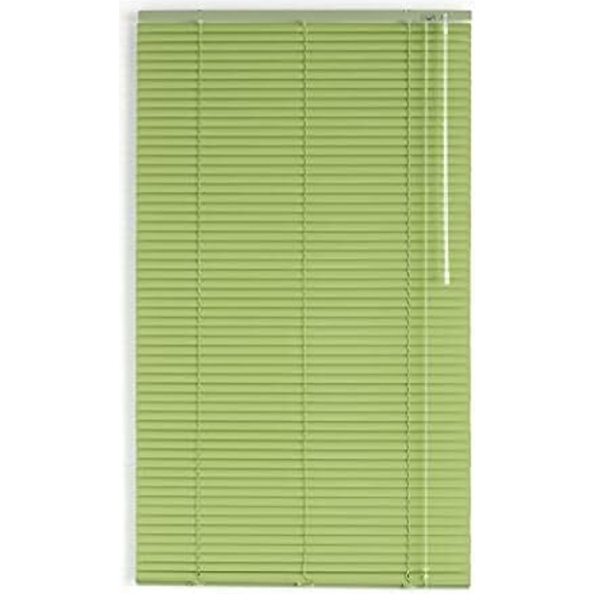 Ecommerc3 veneciana de aluminio regulable tamaño 80x180 - veneciana de aluminio con lama de 25 mm - veneciana color pistacho