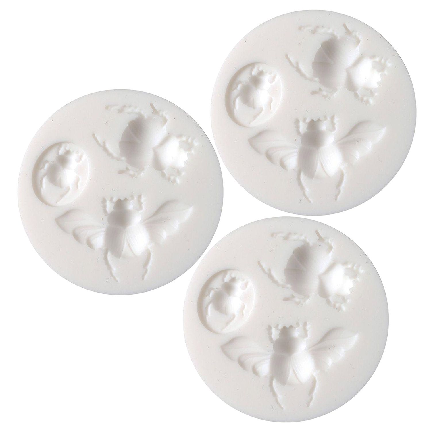 Lot De 2 Moules En Silicone Pour Sucettes En Forme De Coq - Qualité Alimentaire, Pour Résine Ou Chocolat
