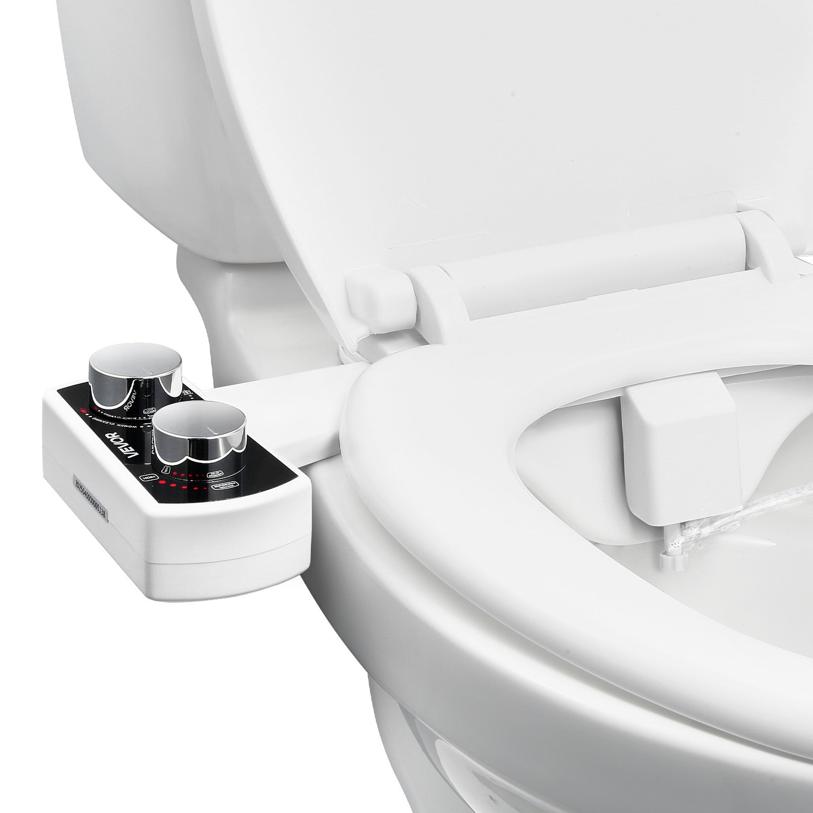 Bidet ręczny bezprądowy VEVOR, regulacja ciśnienia, podwójne dysze, zimna woda