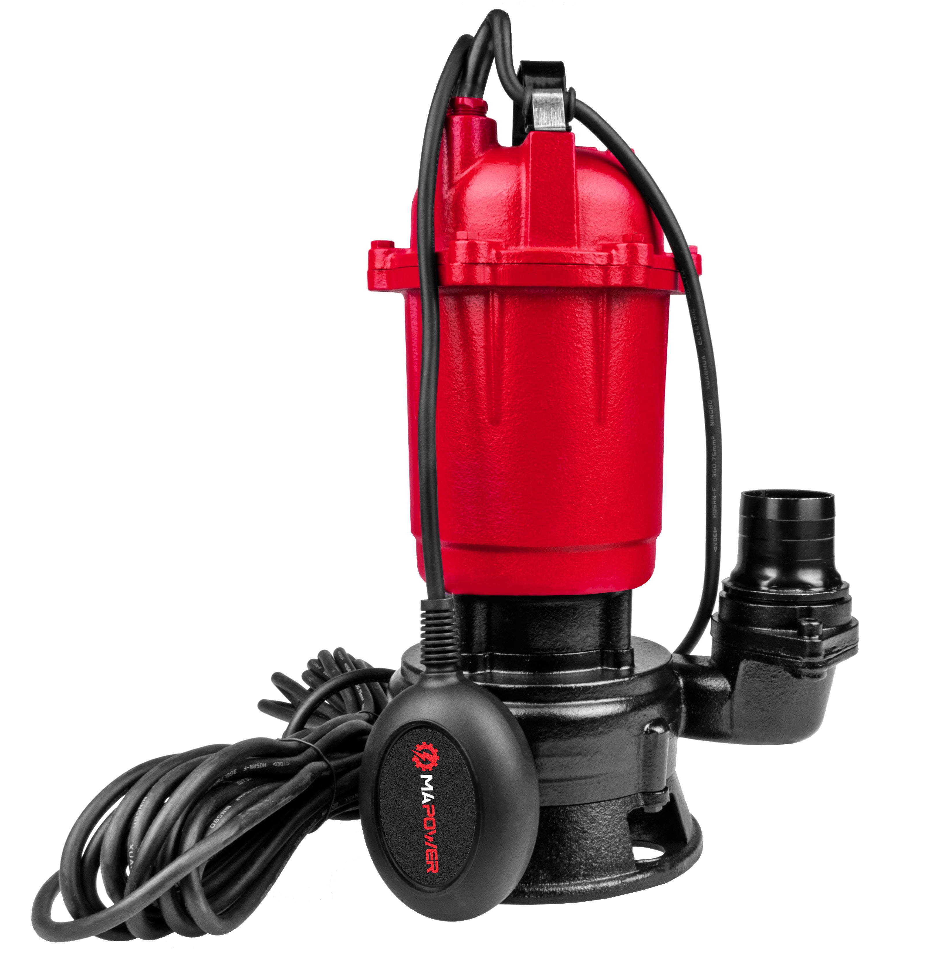 Pompa do wody brudnej czystej szamba MAPOWER MPWP03 z rozdrabniaczem 750 W