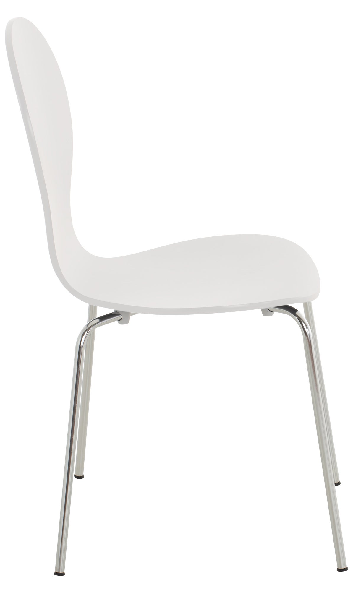 Set di 2 sedie visitatore Diego bianche - 4