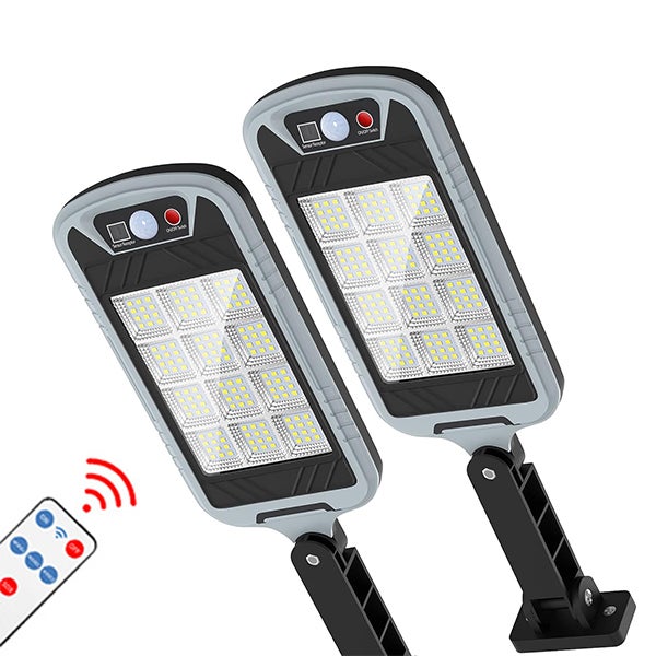 Zewnętrzne lampy solarne z czujnikiem ruchu wodoodporny reflektor słoneczny z trybami światła białego