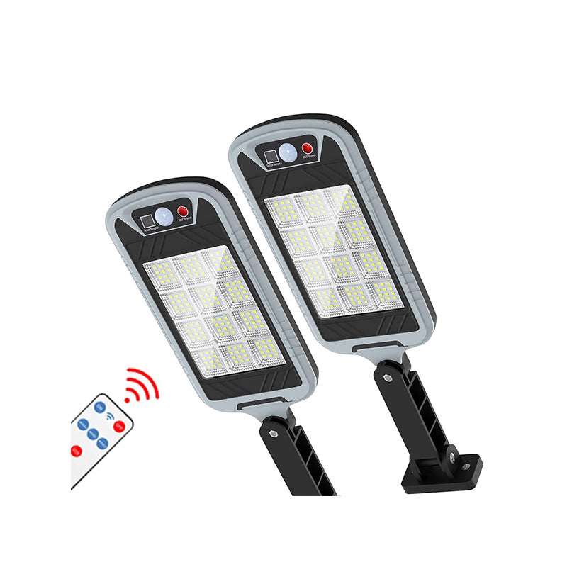 Zewnętrzne lampy solarne z czujnikiem ruchu wodoodporny reflektor słoneczny z trybami światła białego